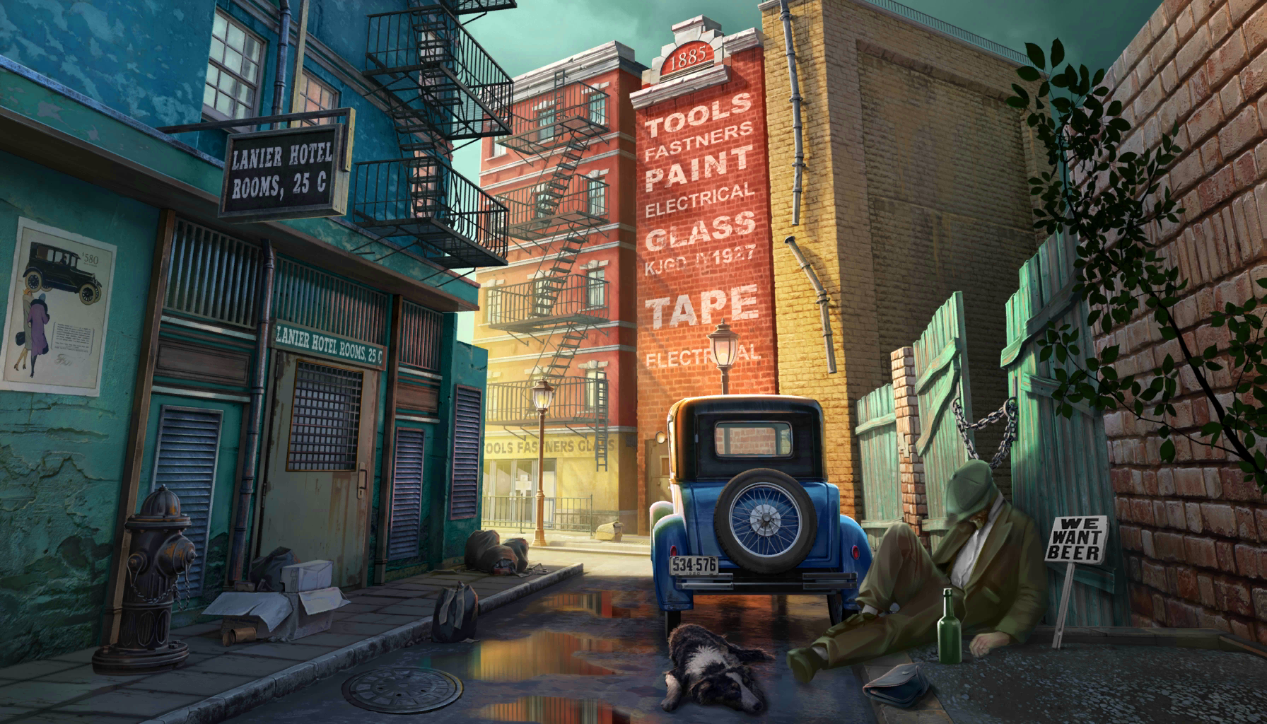 Scene background