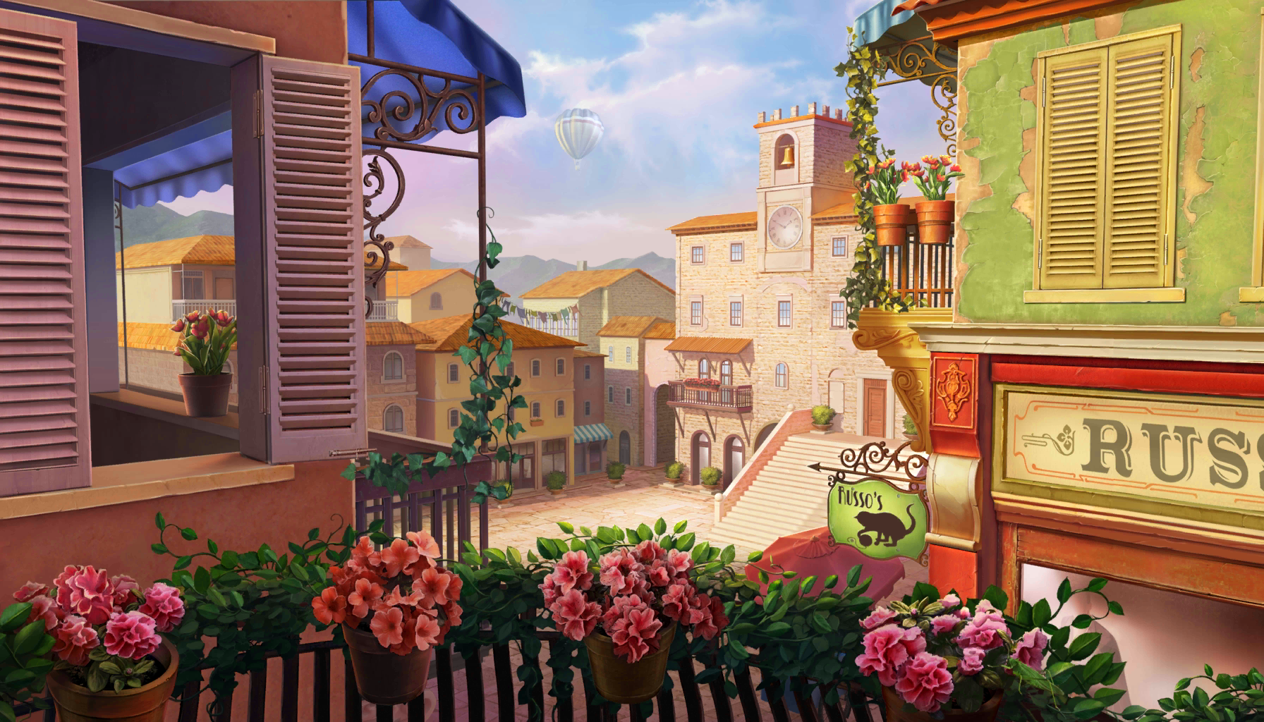 Scene background