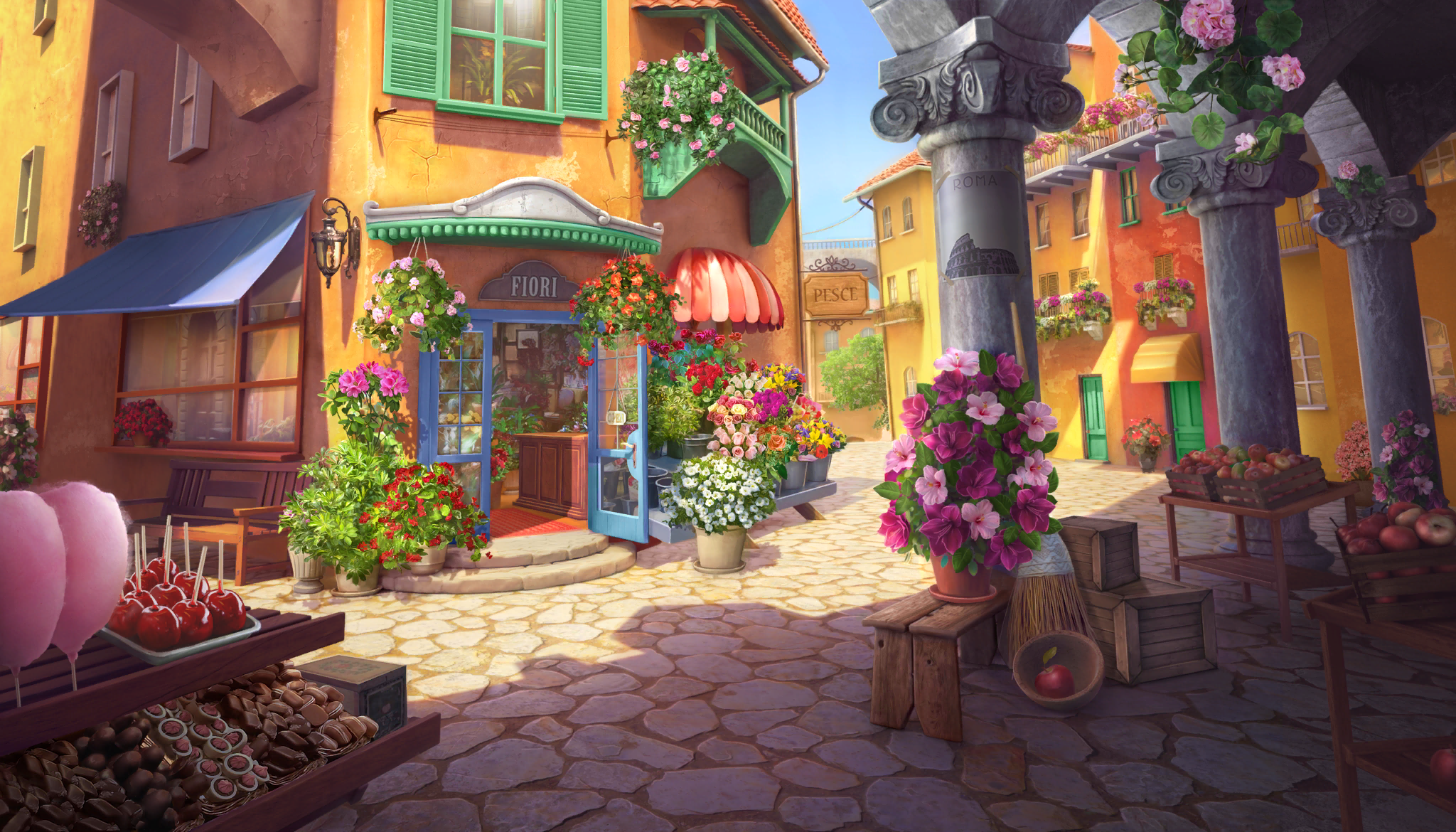 Scene background