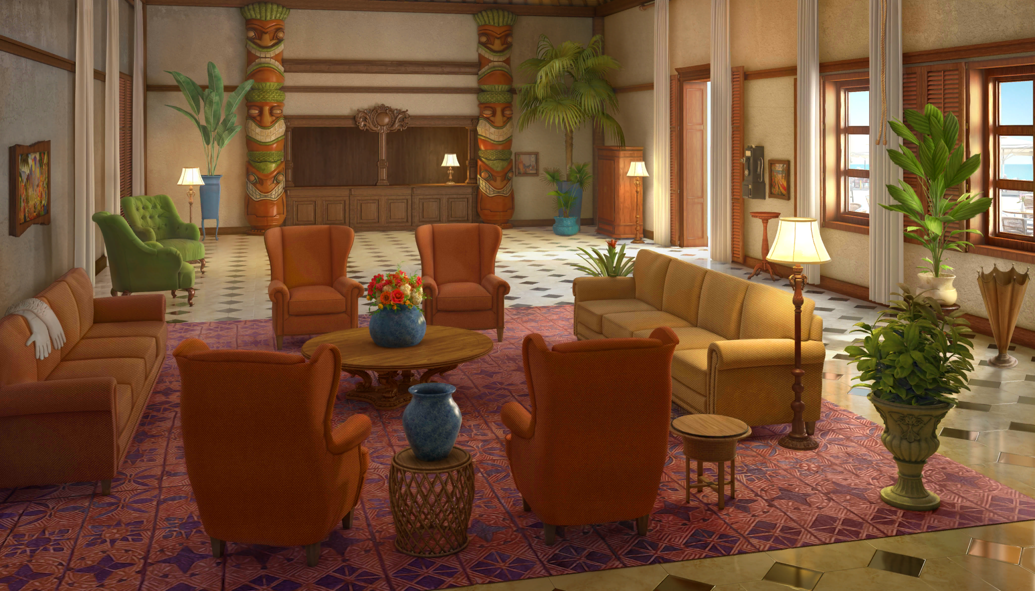 Scene background