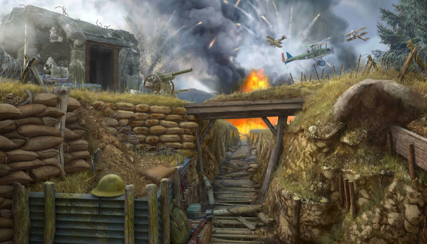 Scene background