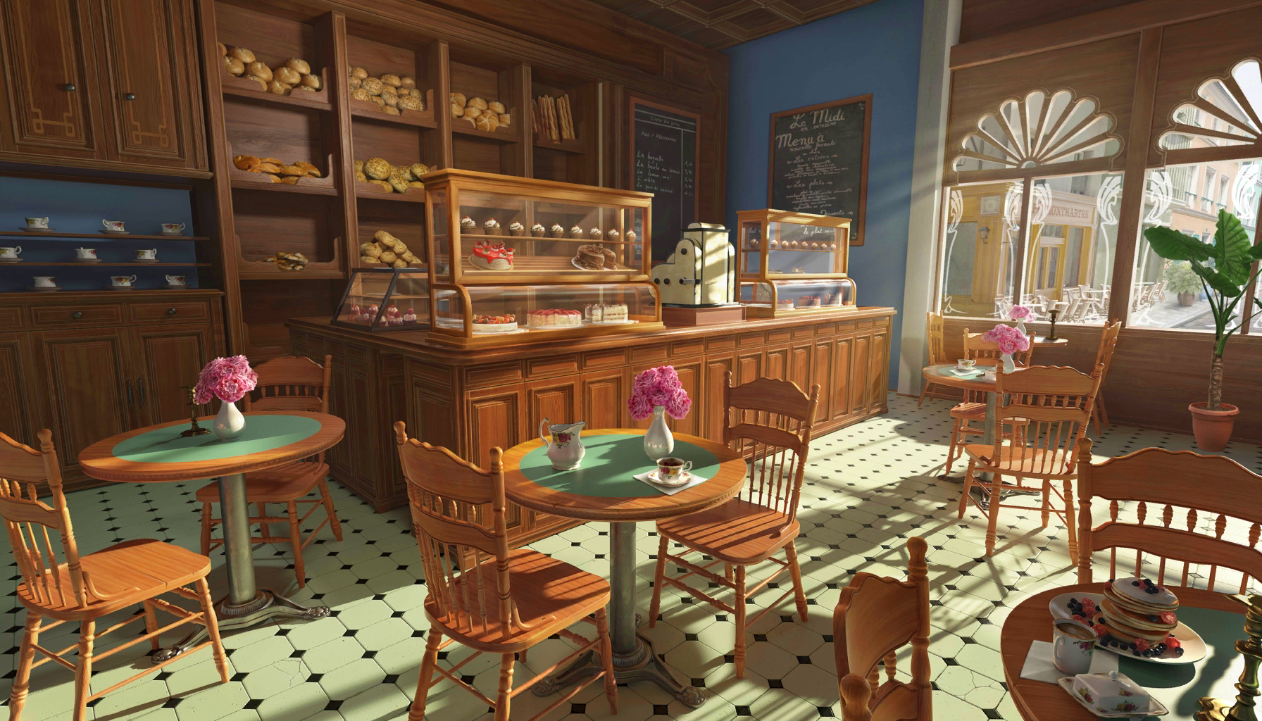 Scene background