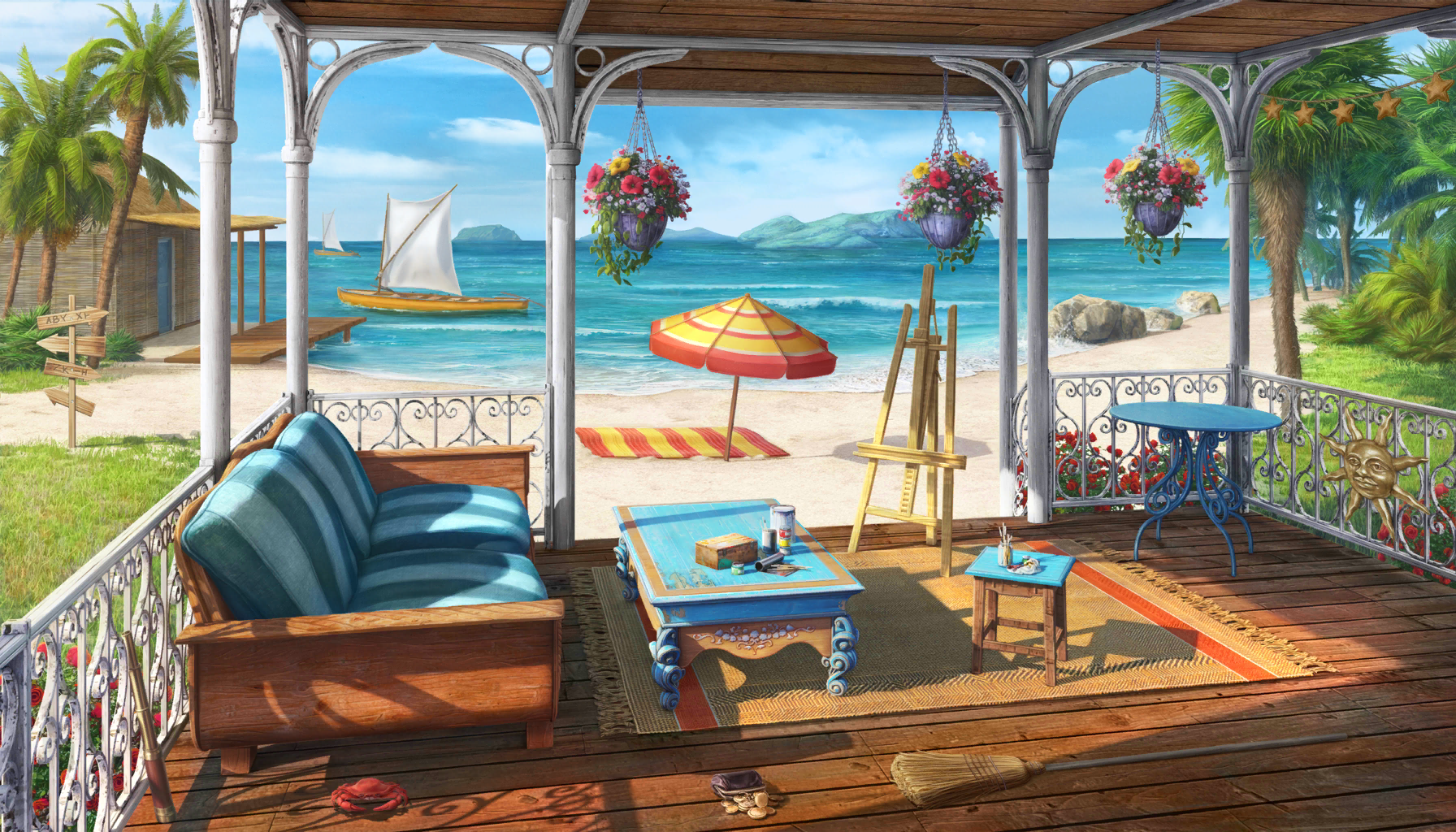 Scene background