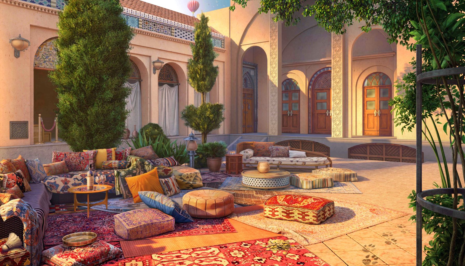 Scene background