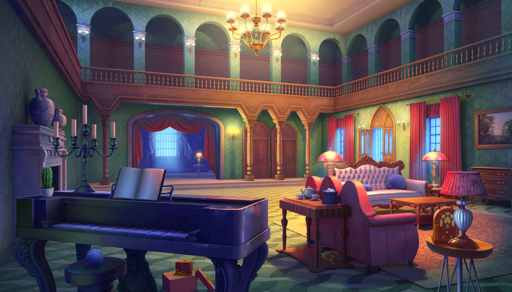 Scene background