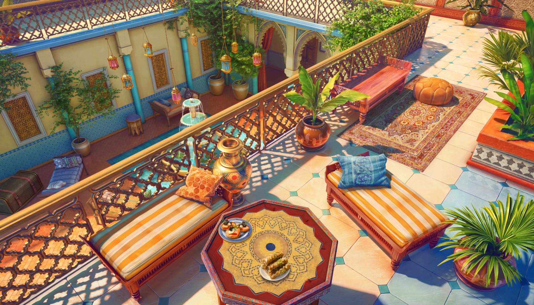 Scene background