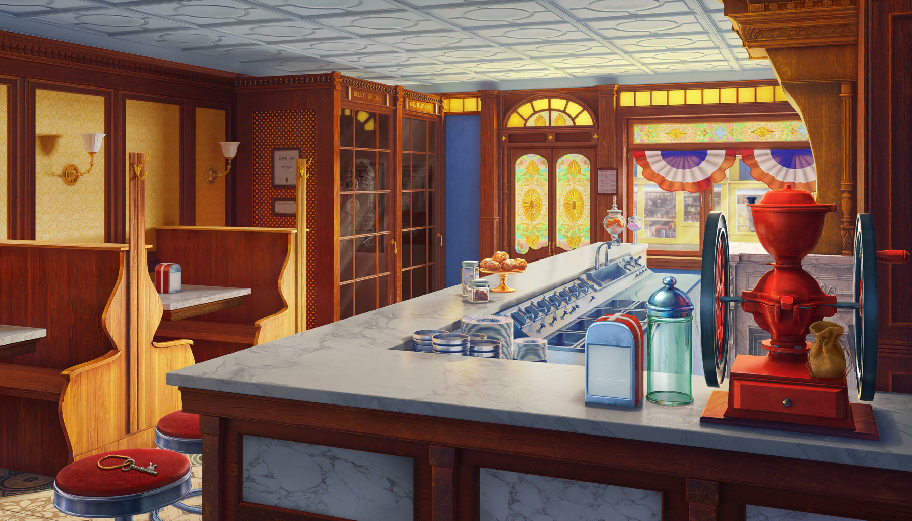 Scene background