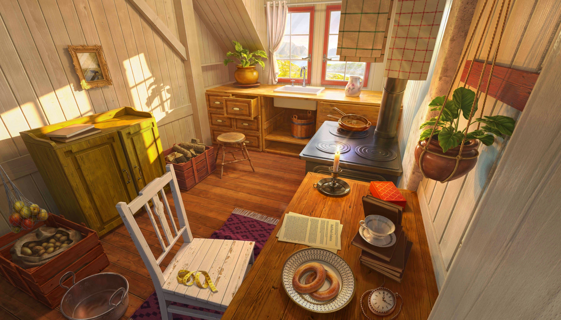 Scene background