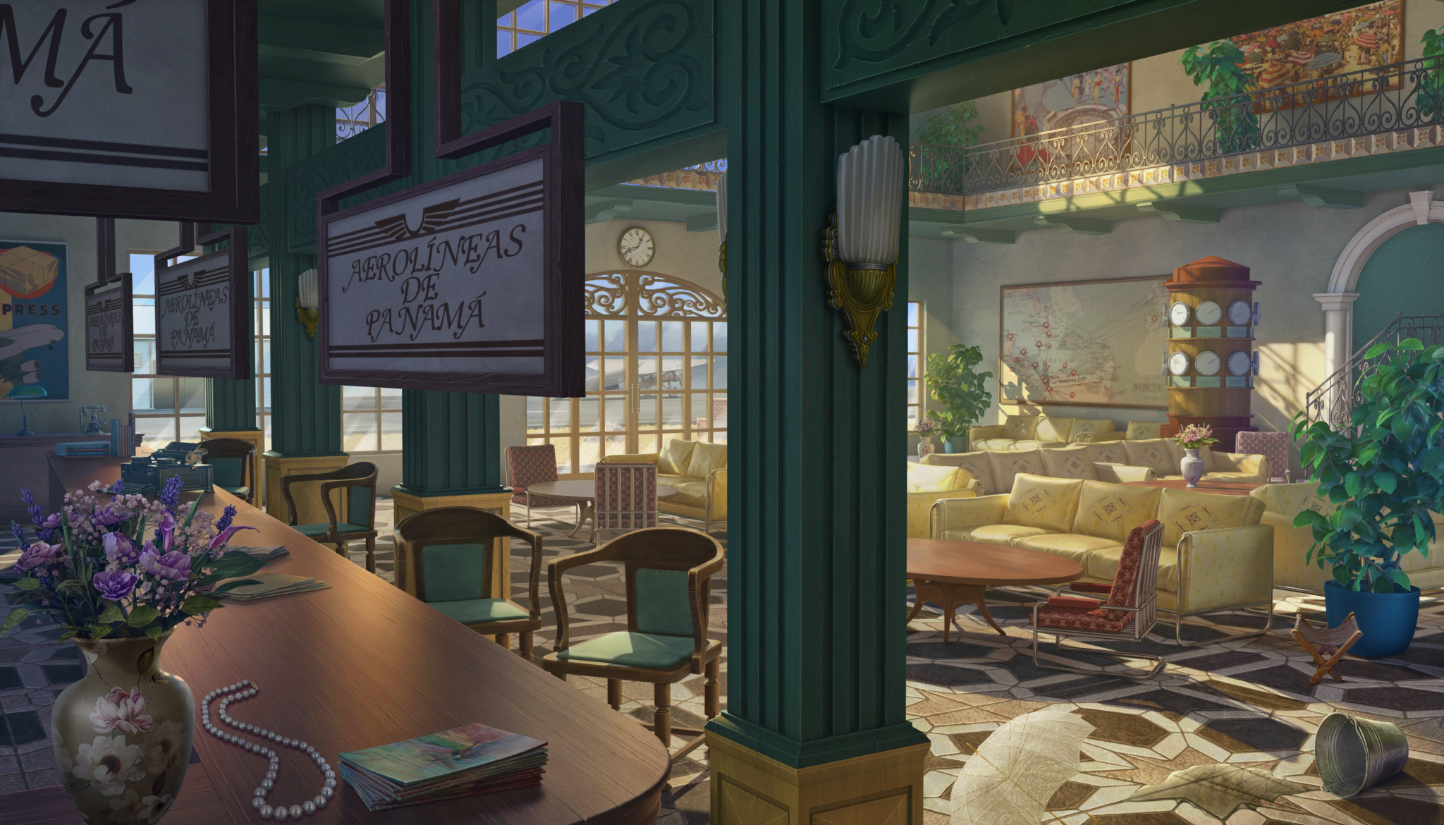Scene background