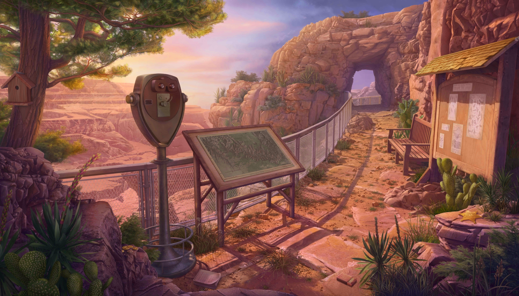 Scene background