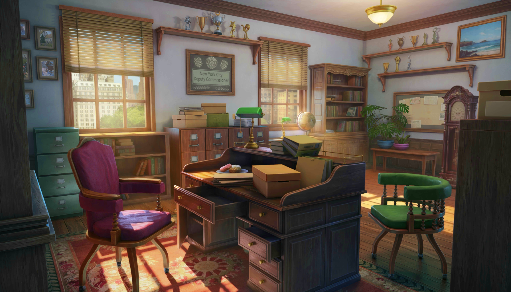 Scene background