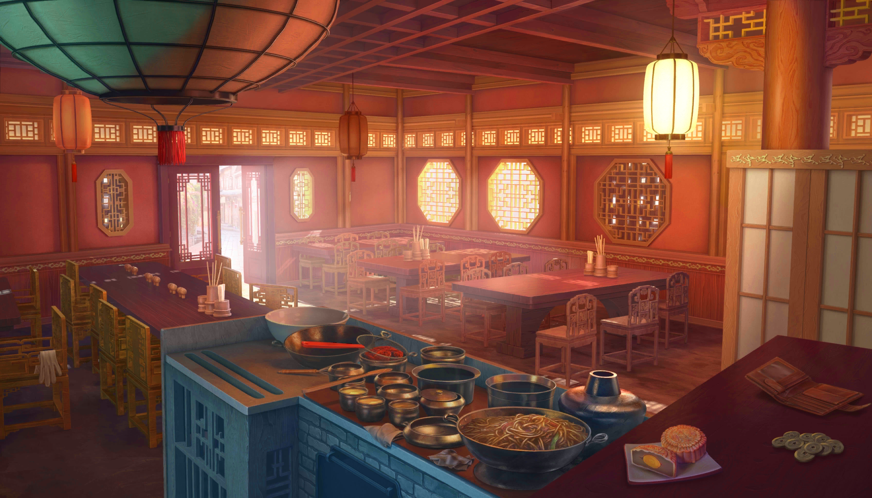 Scene background