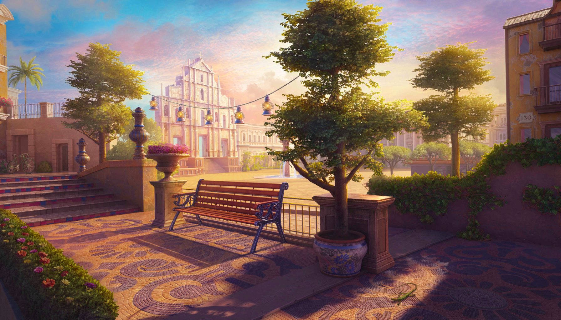 Scene background