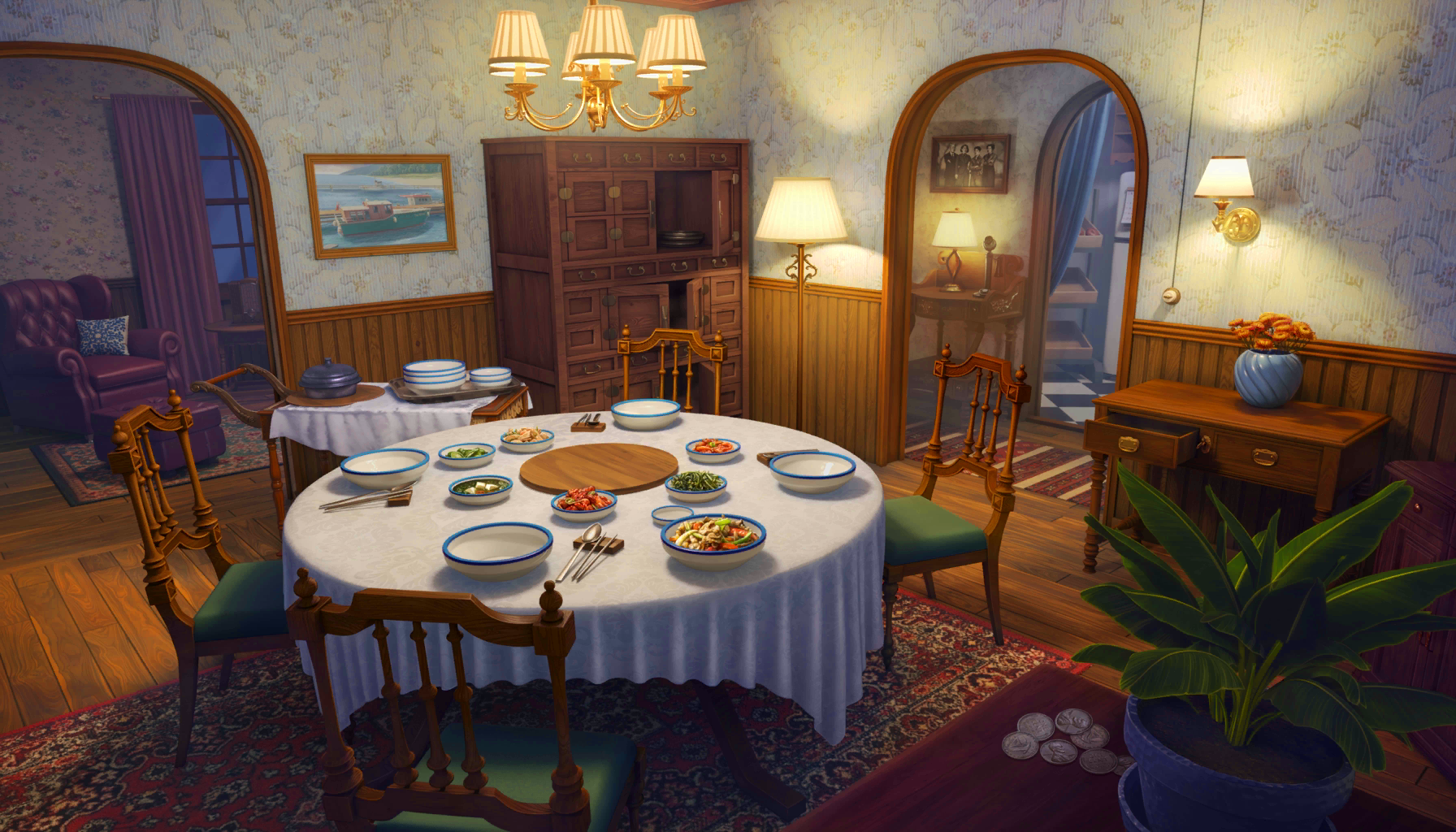 Scene background