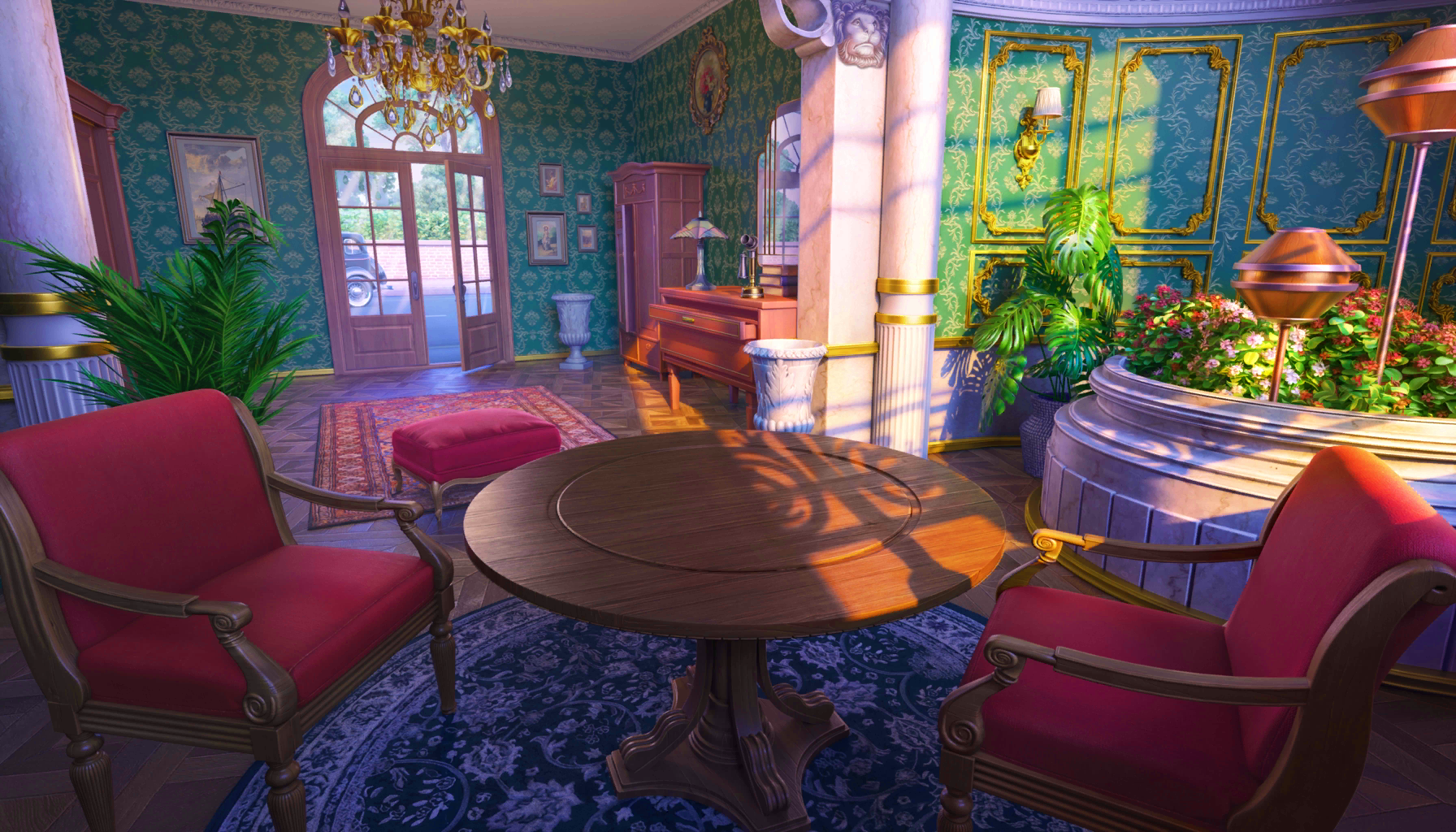 Scene background