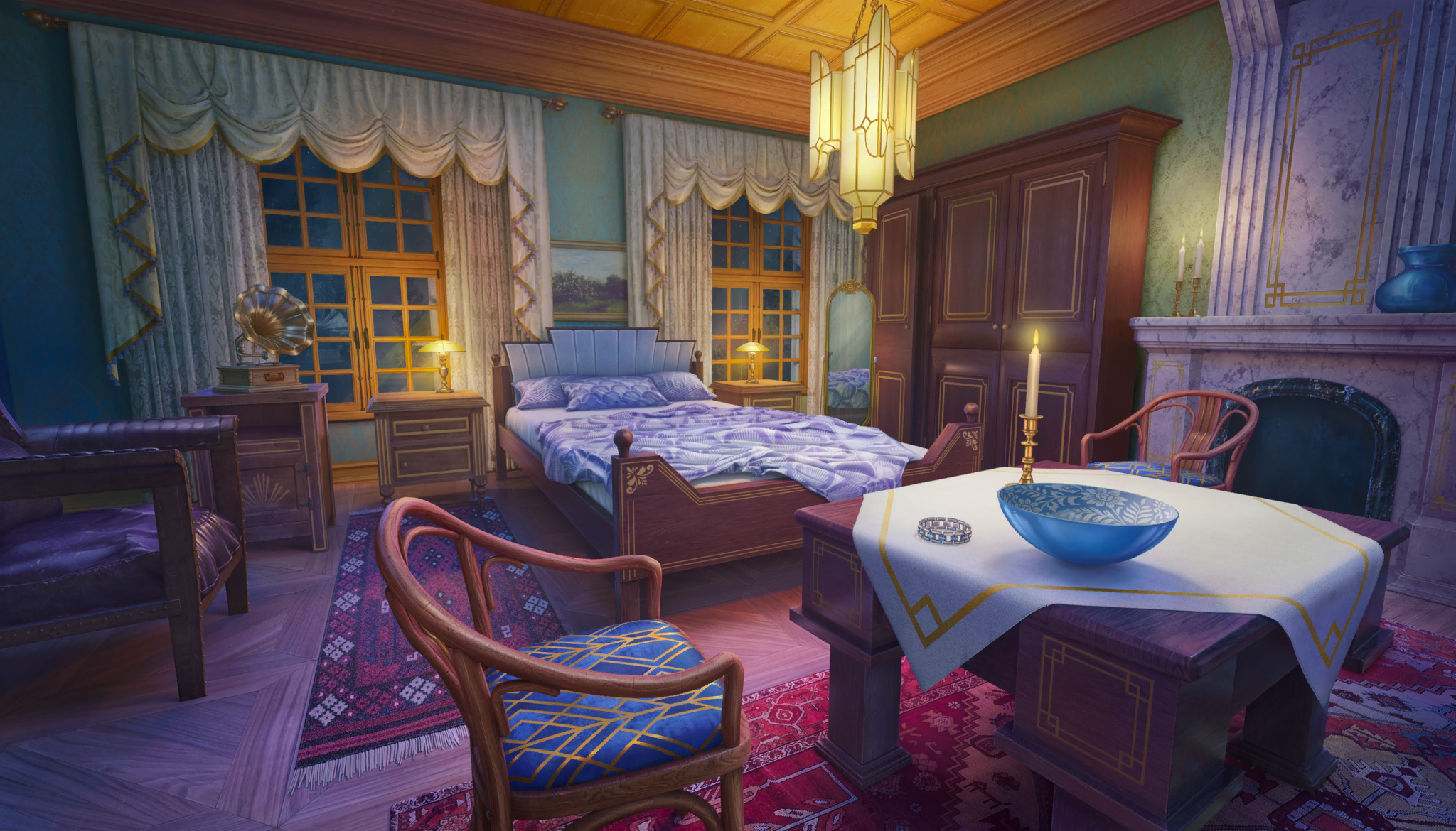 Scene background