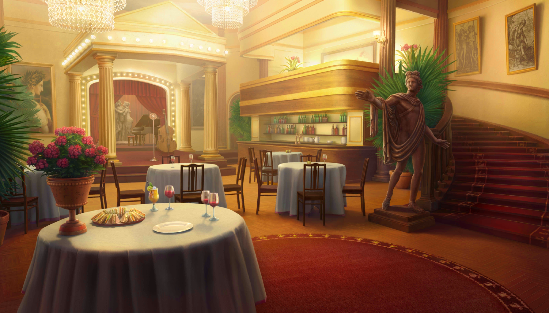 Scene background